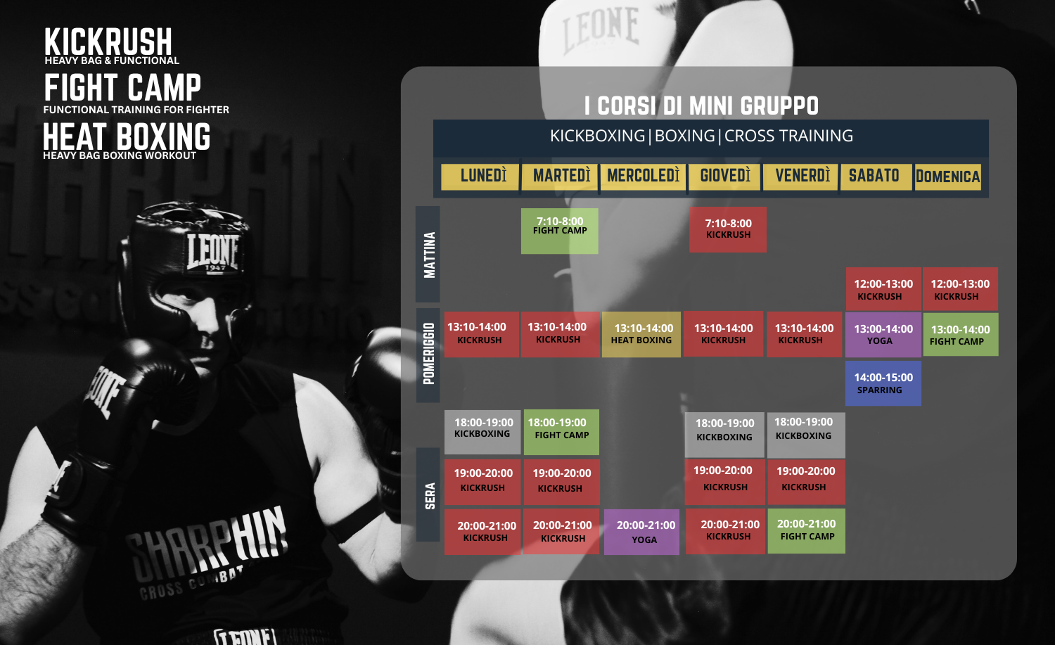 time table corsi-sito